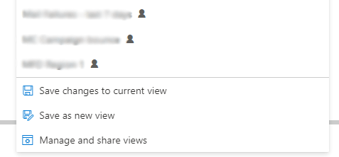 View edit menu in modern advanced find