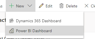 Add dashboard to Dynamics 365 entity