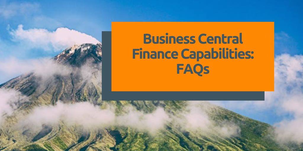 Business Central Finance Capabilities in Detail