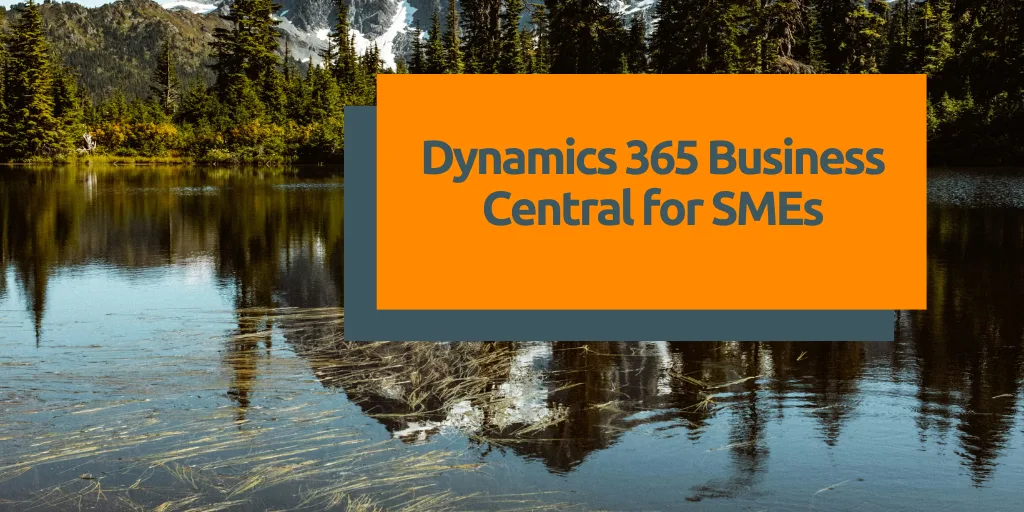 Dynamics 365 Business Central for Growing SMEs and Small Businesses