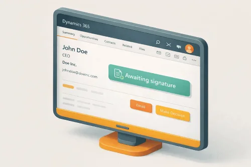 Esignatures Awaiting signature