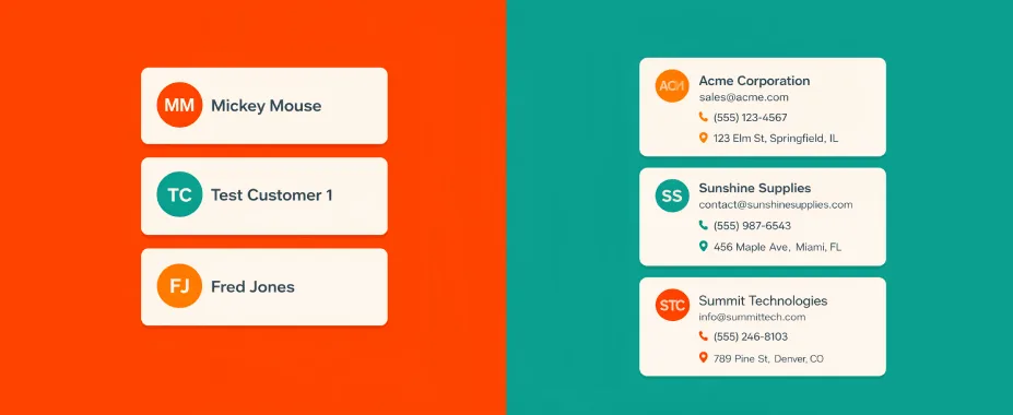 Test data versus real data