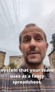 Mark Pullar explaining what it means if my CRM is used as an expensive spreadsheet?