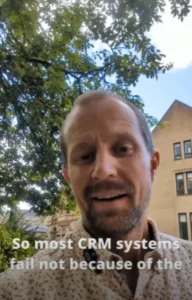 Why CRM systems fail: the missing voice of the user